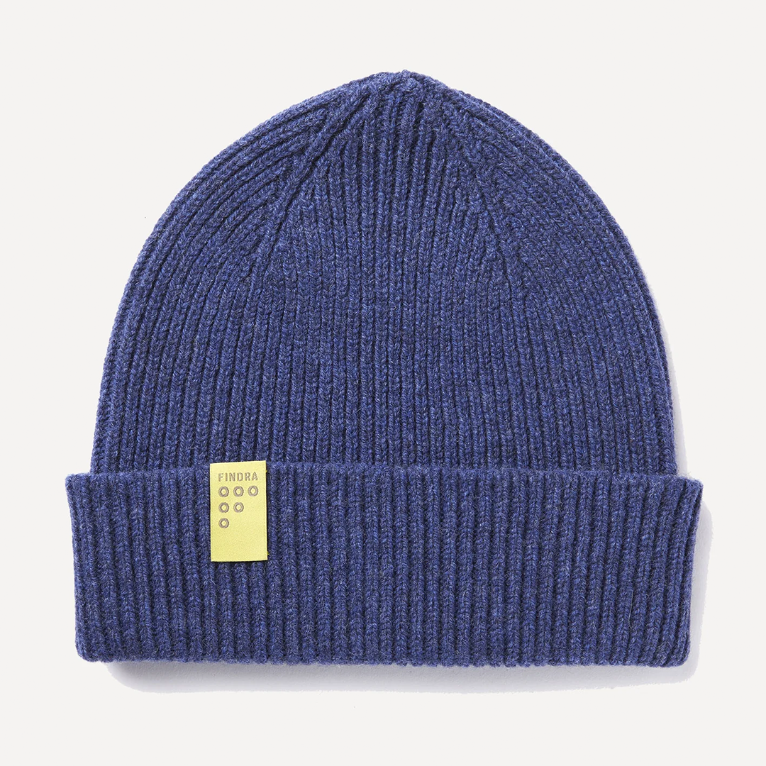 Lambswool Logo Embossed Beanie RWS - Black Jet